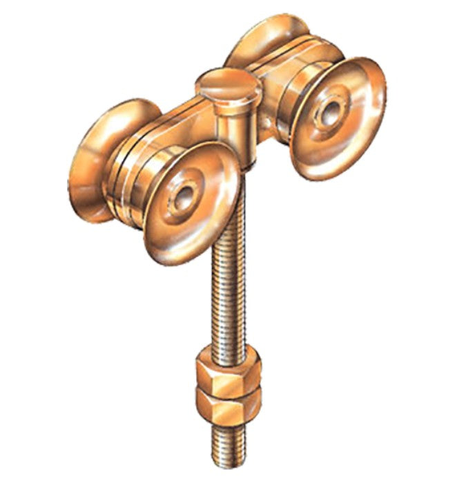 ED12LP - Eltrak Four Wheel Steel Carriage - Loose Pin - 200KG Director Series - Shed City