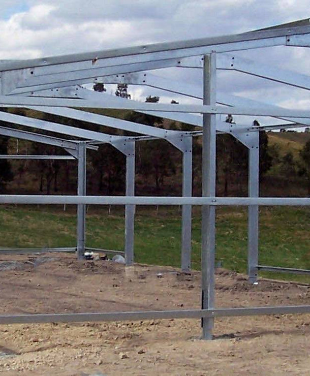 *2 Car Garage ** Special | 6mW Gable x 6mL x 2.5mH - 2 x Gable Rollers - Shed City