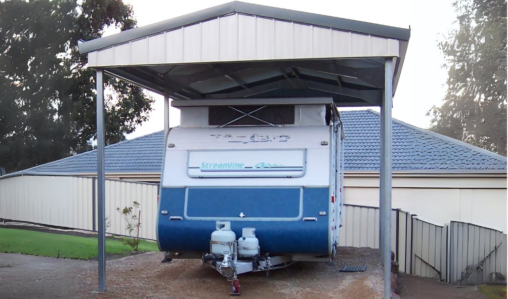 Gable Carport Cover your Car, Camper, Trailer or Caravan