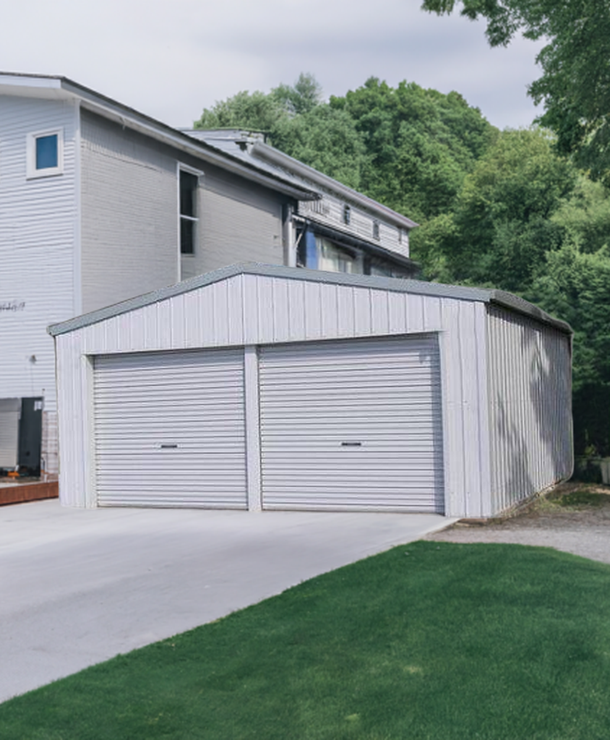 *2 Car Garage ** Special | 6mW Gable x 6mL x 2.5mH - 2 x Gable Rollers - Shed City
