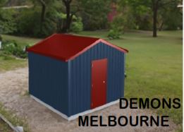 Designer - Melbourne Demons Sheds