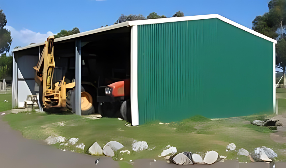 Machinery Shed | Open sided Farmshed 6mWx9mL - Shed City