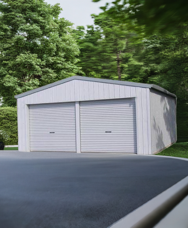 *2 Car Garage ** Special | 6mW Gable x 6mL x 2.5mH - 2 x Gable Rollers - Shed City
