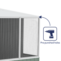 Thumbnail for Absco Chicken Coop 3.00mW x 2.22mD x 2.06mH _ Pale Eucalypt