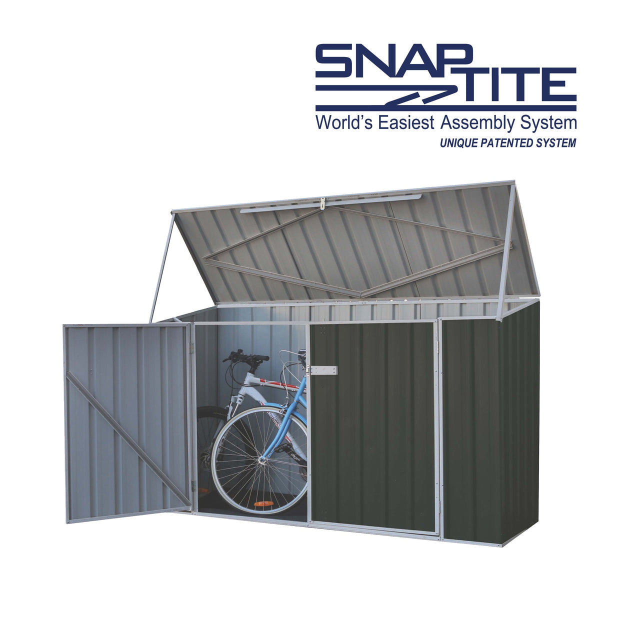 Absco Bike Shed 2.26x.78 | Monument - Shed City