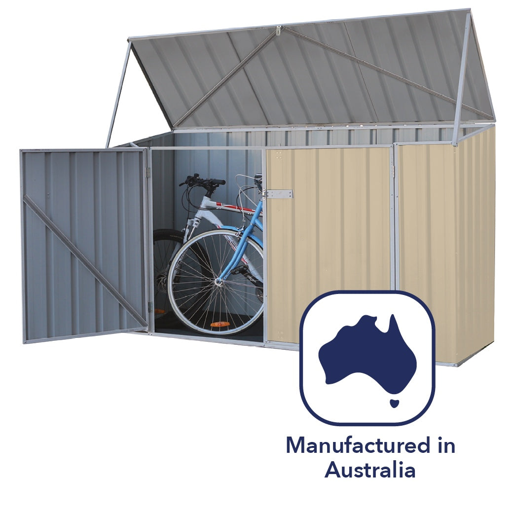 Absco Bike Shed 2.26x.78 | Classic Cream - Shed City