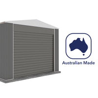 Thumbnail for Absco 3.00mW x 2.26mD x 2.30mH Bush Ranger Garage with Roller Shutter Door - Woodland Grey - Shed City