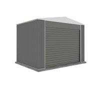 Thumbnail for Absco 3.00mW x 2.26mD x 2.30mH Bush Ranger Garage with Roller Shutter Door - Woodland Grey - Shed City