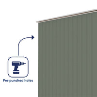 Thumbnail for Absco 3.00mW x 3.00mD x 2.30mH Bush Ranger Garage with Roller Shutter Door - Pale Eucalypt - Shed City