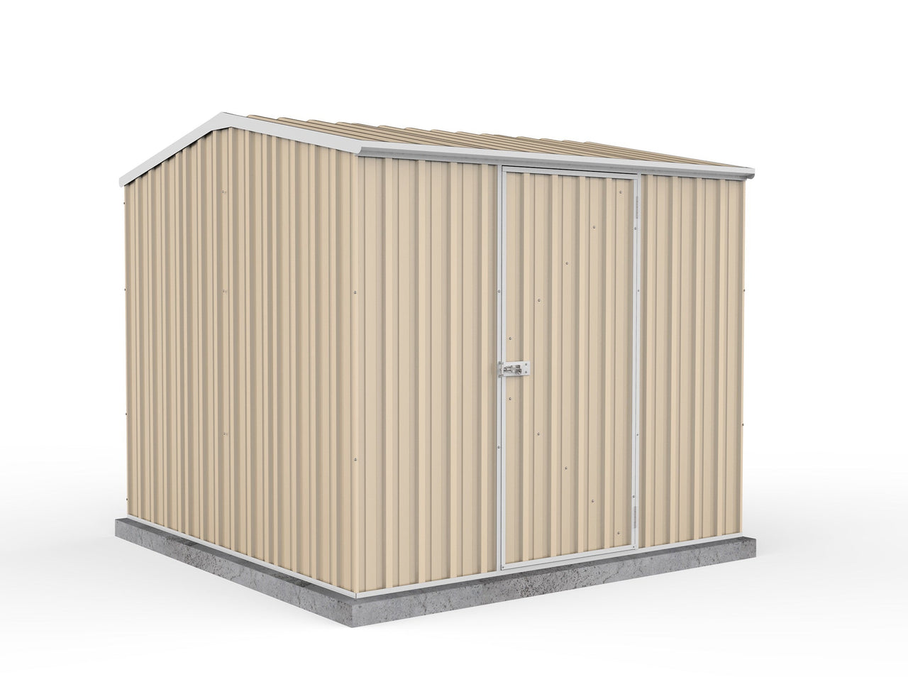 Absco Premier Garden Shed 2.26x2.26 | Classic Cream - Shed City