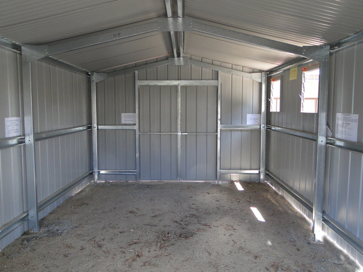 Workshop & Storage Shed with Roller Door - 3.6Wx6.05Lx2.2H C-Section frame