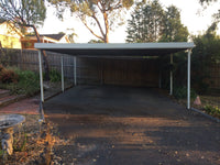 Thumbnail for Carport Skillion Roof  6mW x 6m deep x 2.5mH - Shed City