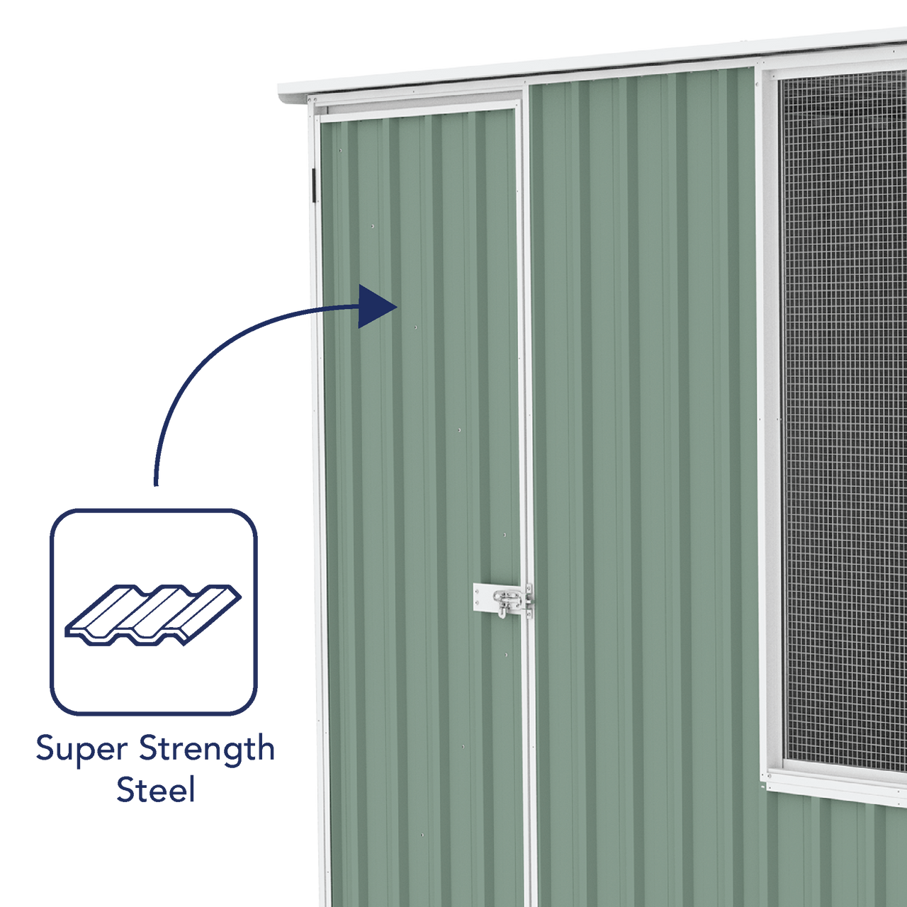 Absco Chicken Coop 1.52mW x 2.96mD x 1.80mH