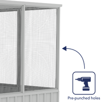 Thumbnail for Absco Chicken Coop 1.52mW x 2.96mD x 1.80mH - Shed City