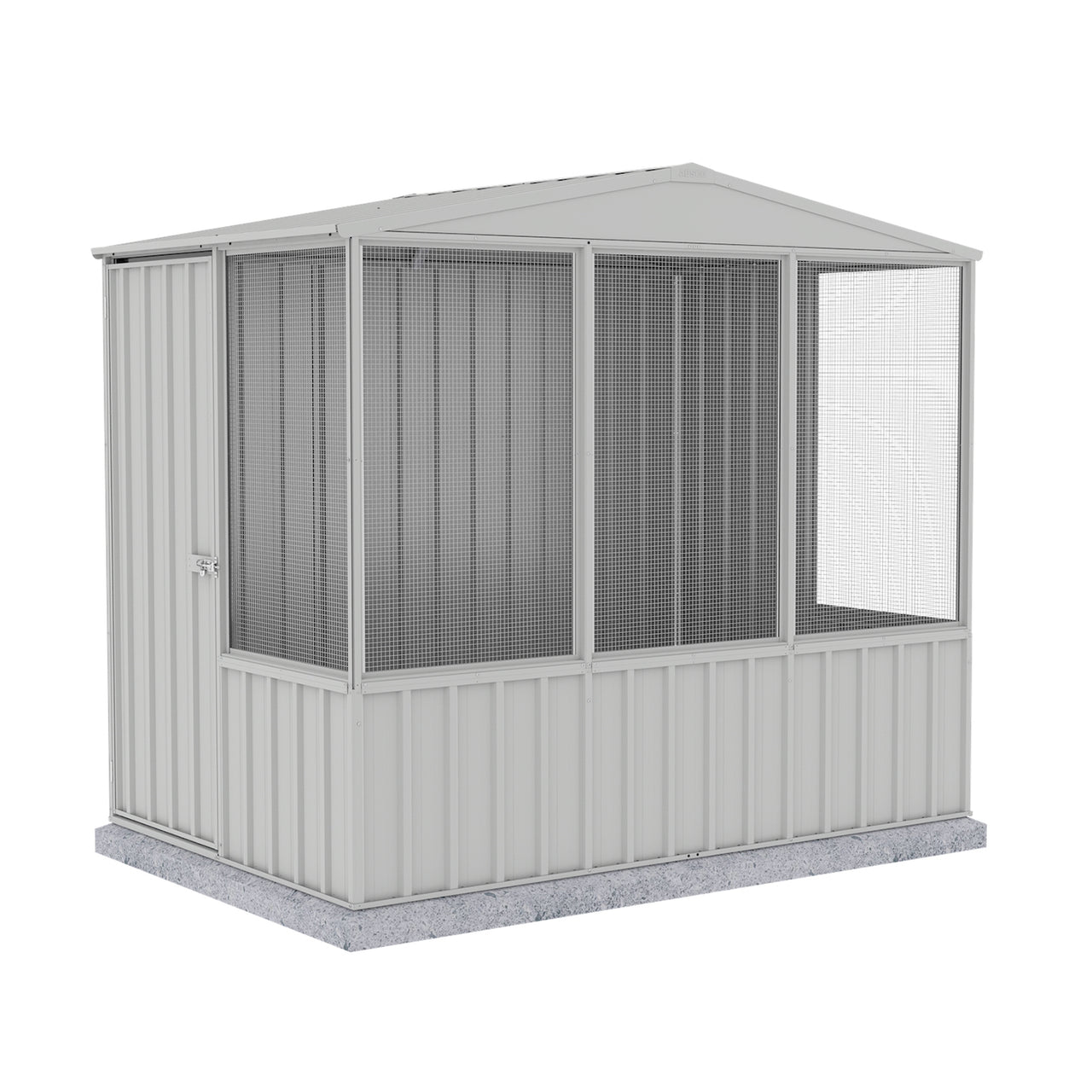 Absco Chicken Coop 2.26mW x 1.52mD x 2.00mH Zincalume - Shed City