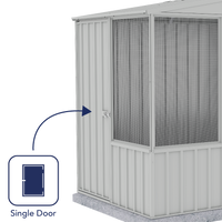 Thumbnail for Absco Chicken Coop 2.26mW x 1.52mD x 2.00mH Zincalume - Shed City