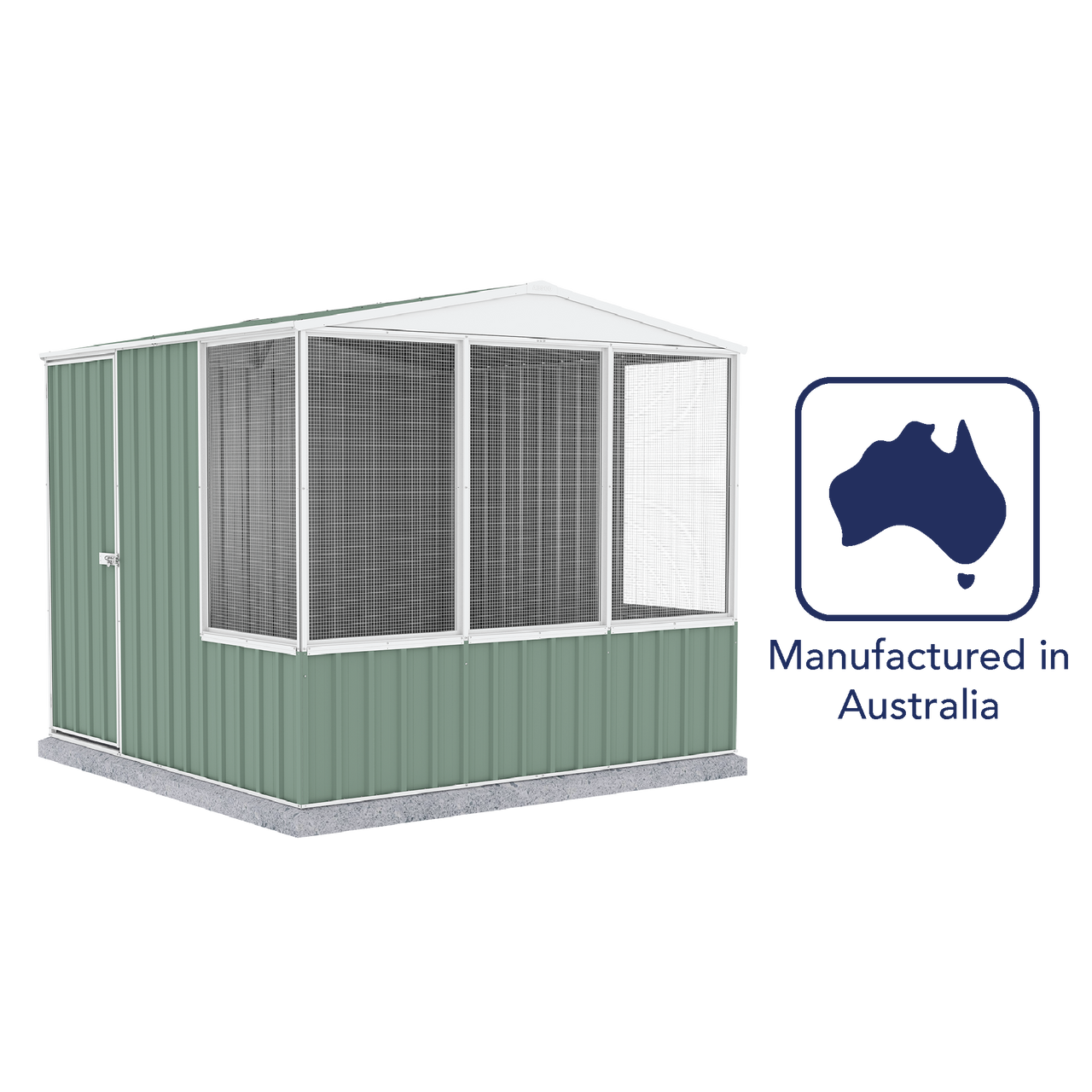 Absco Chicken Coop 2.26mW x 2.22mD x 2.00mH - Shed City