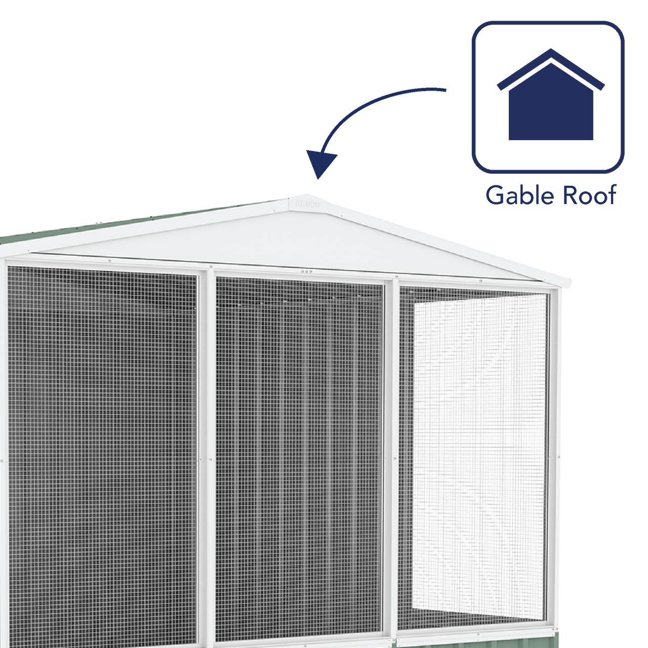 Absco Chicken Coop 2.26mW x 2.22mD x 2.00mH - Shed City