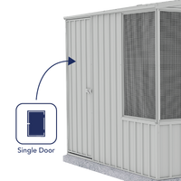 Thumbnail for Absco Chicken Coop 2.26mW x 2.22mD x 2.00mH Zincalume - Shed City