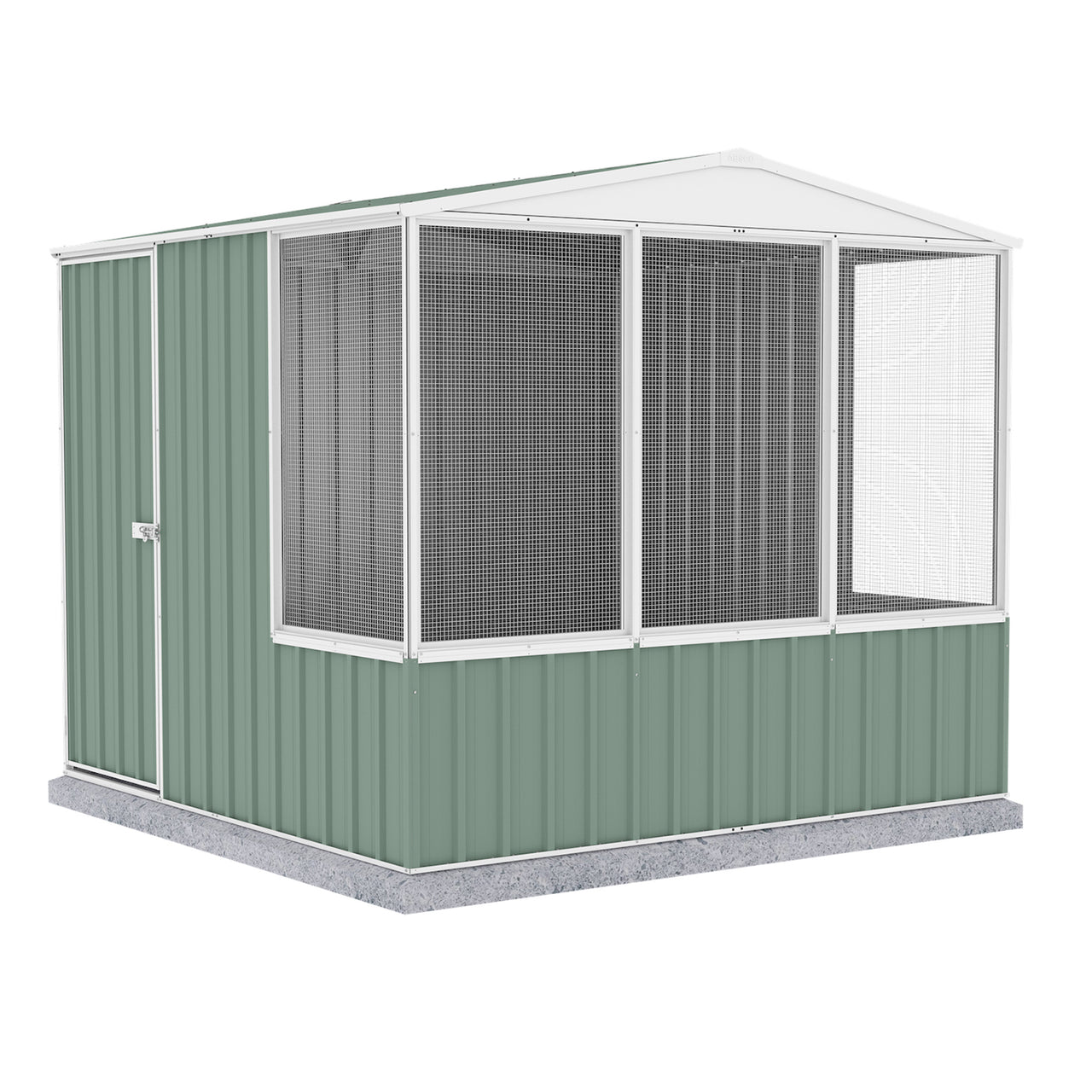 Absco Chicken Coop 2.26mW x 2.22mD x 2.00mH - Shed City