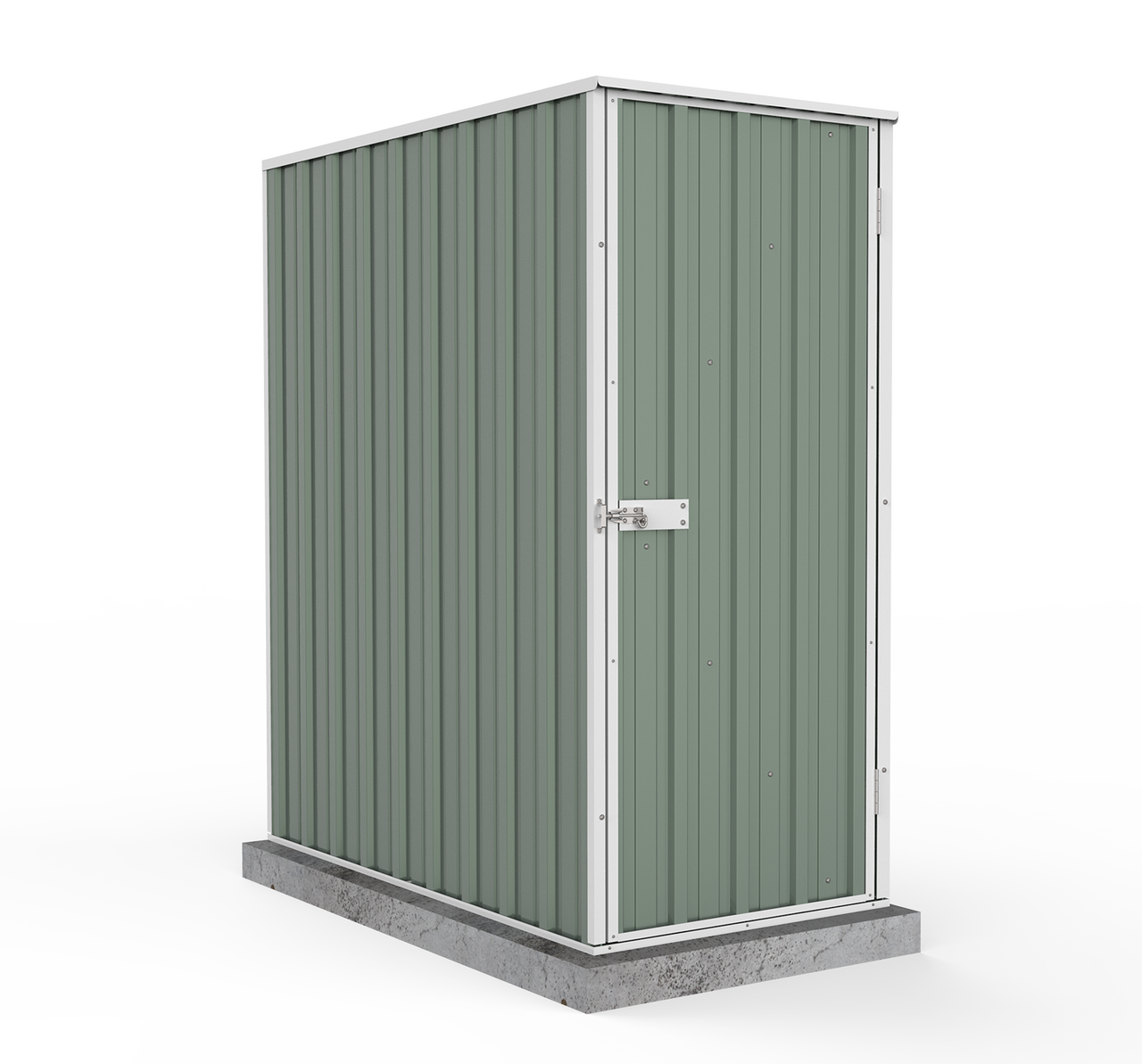 Absco 0.78mW x 1.52mD x 1.80mH Ezi Storage Garden Shed - Pale Eucalypt