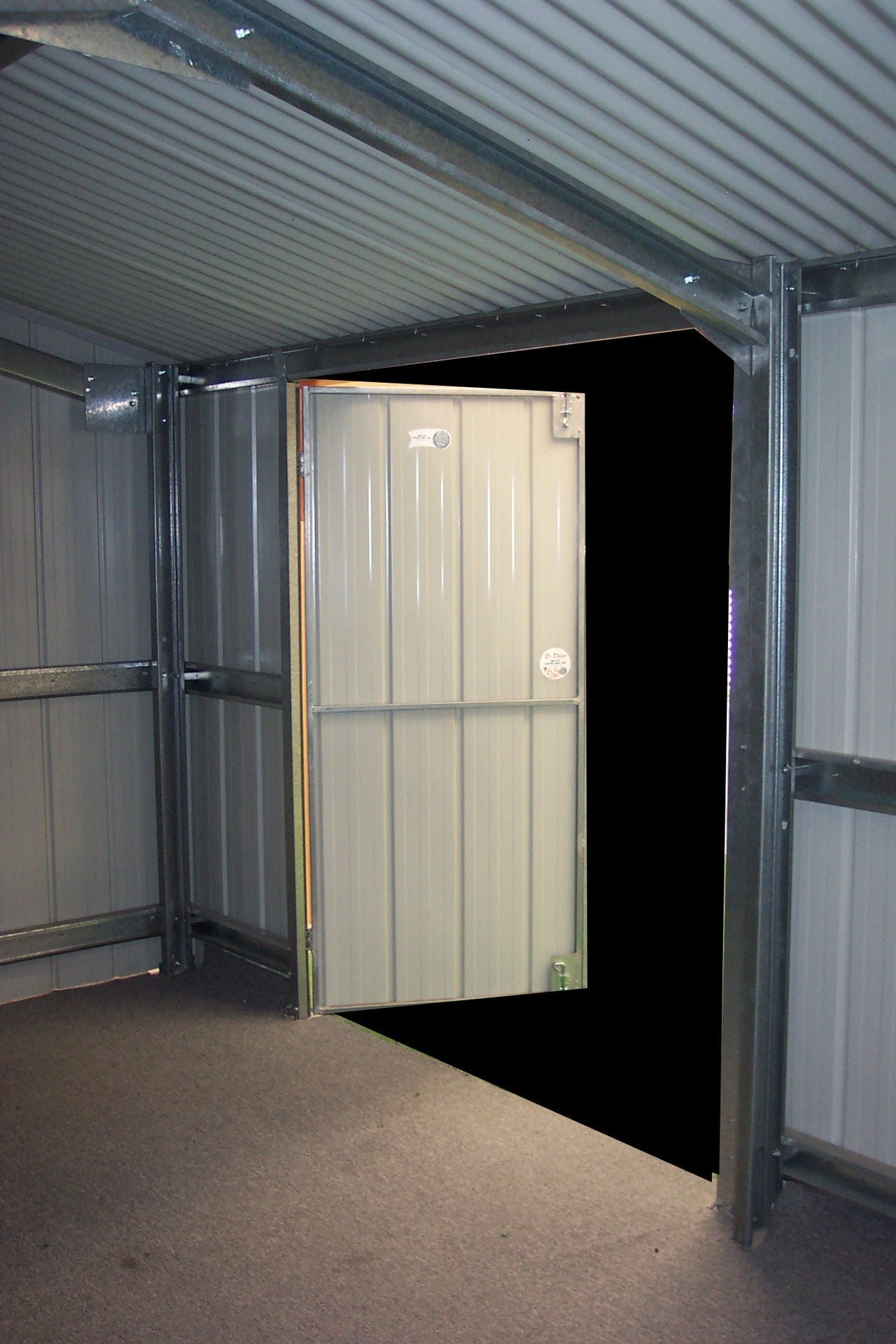 Workshop & Storage Shed with Roller Door - 3.6Wx6.05Lx2.2H C-Section frame