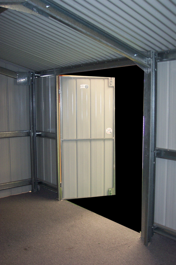 Workshop & Storage Shed with Roller Door - 3.6Wx6.05Lx2.2H C-Section frame