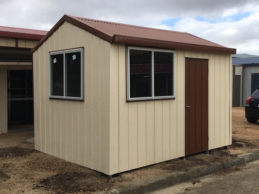 Ultimate 10sqm Garden Shed - 2.74Wx3.67Lx2.2H C-Section frame