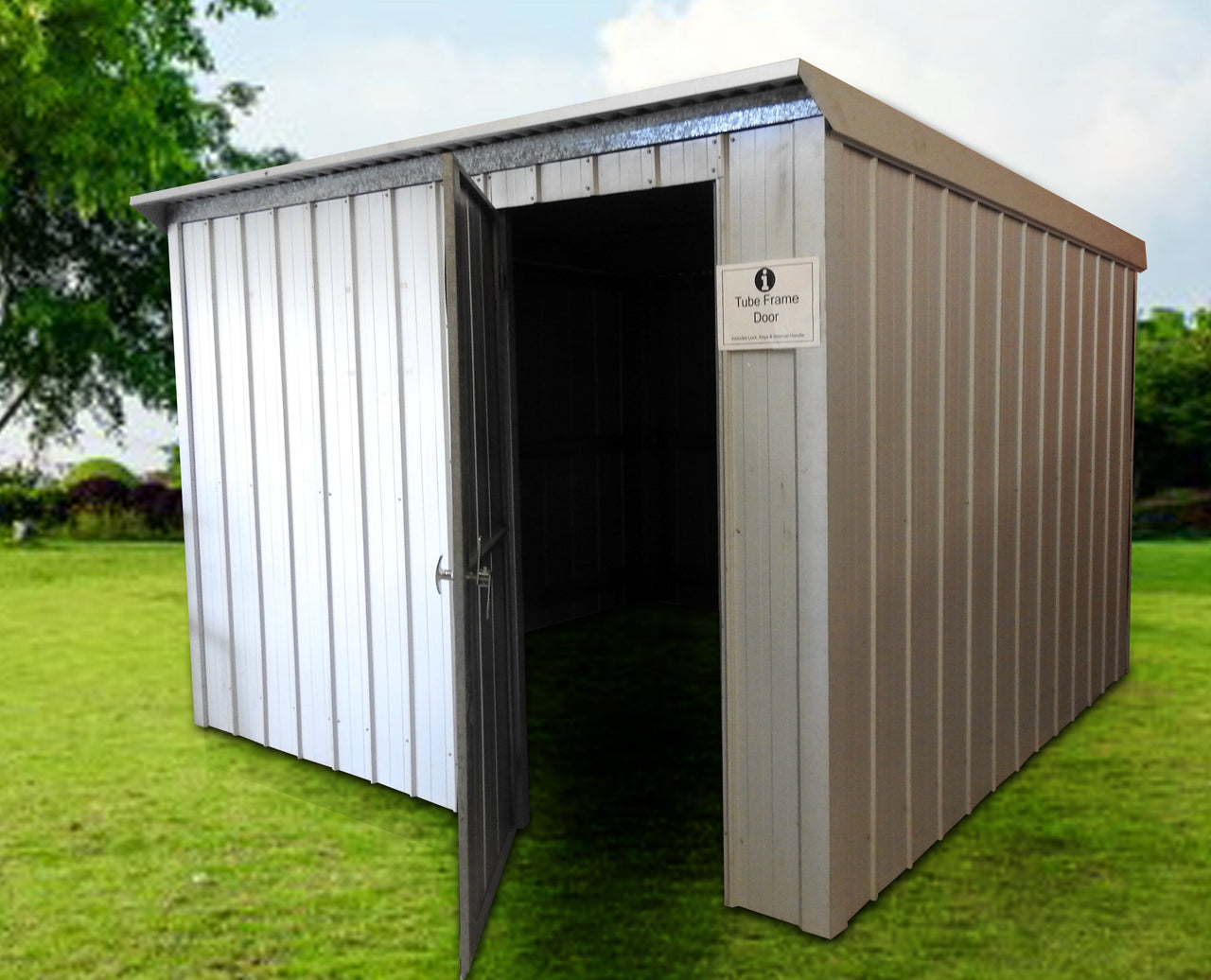 Garden Shed - 2.95WSkillionx2.85Lx1.98H C-Section frame