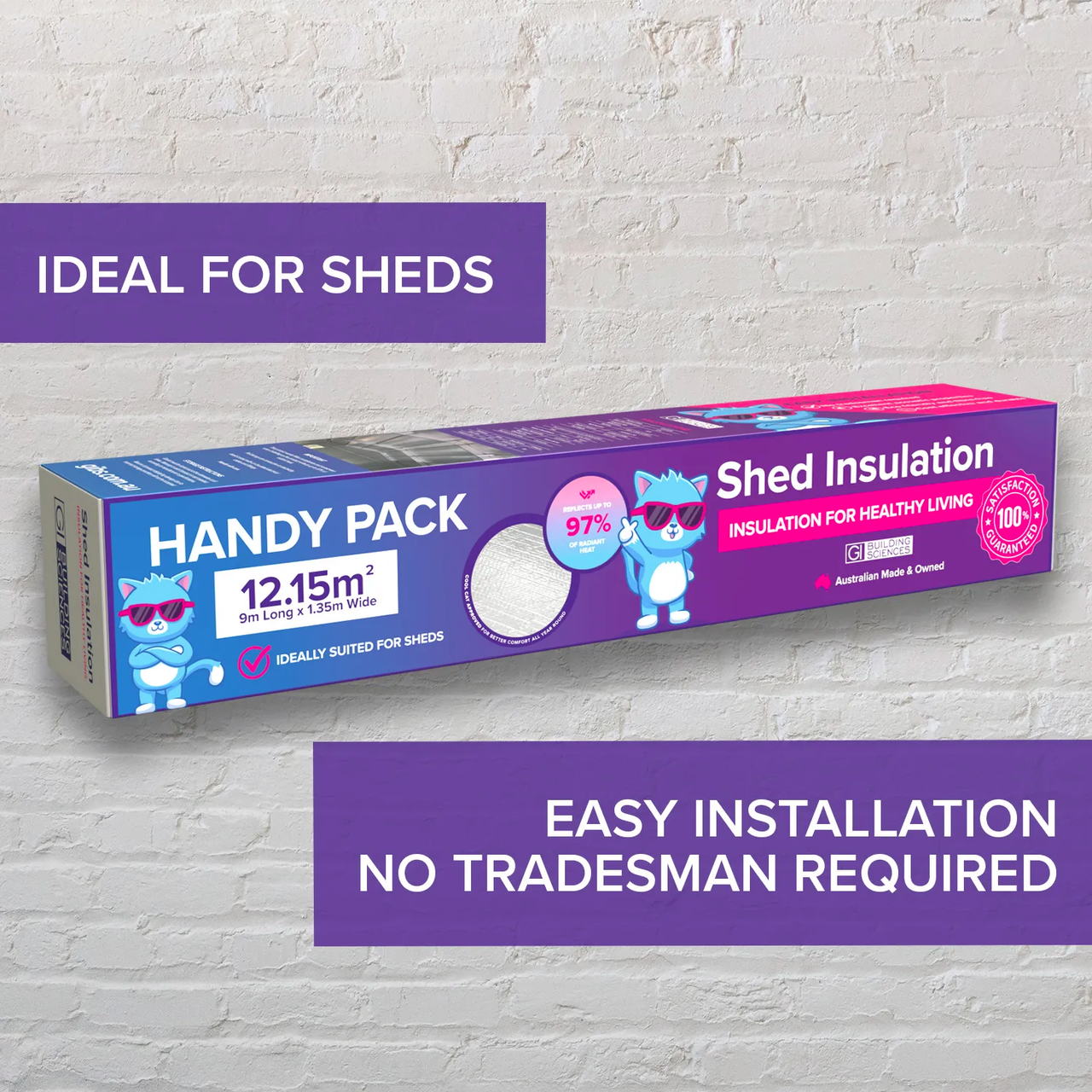 Handy Pack Shed Insulation - Shed City