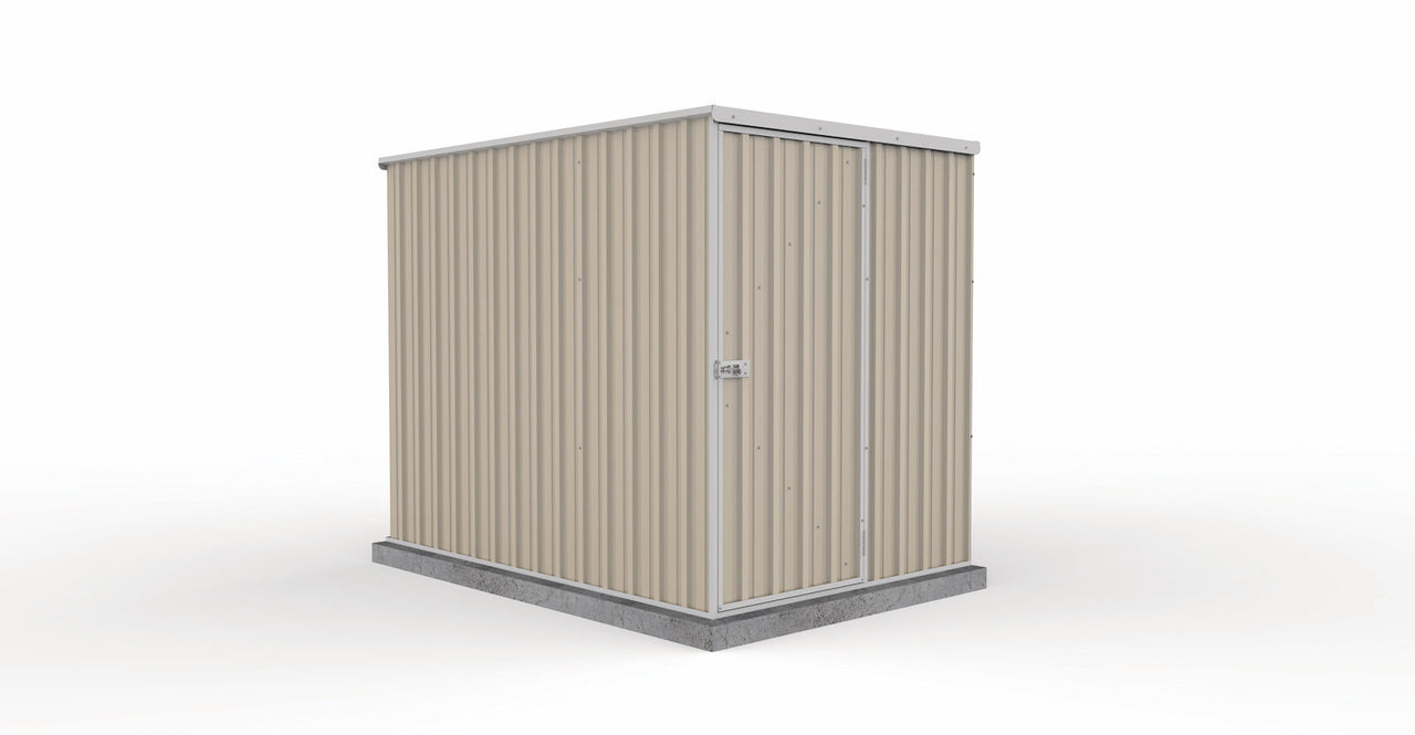 Absco 1.52mW x 2.26mD x 1.80mH Basic Garden Shed - Classic Cream - Shed City