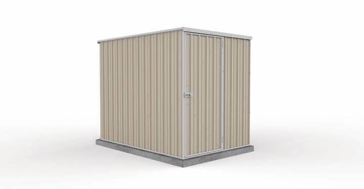 Absco 1.52mW x 2.26mD x 1.80mH Basic Garden Shed - Classic Cream