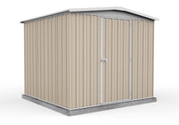 Thumbnail for Absco 2.26mW x 2.18mD x 2.00mH Regent Single Door Garden Shed - Classic Cream