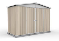 Thumbnail for Absco 3.00mW x 1.44mD x 2.06mH Regent Double Door Garden Shed - Classic Cream