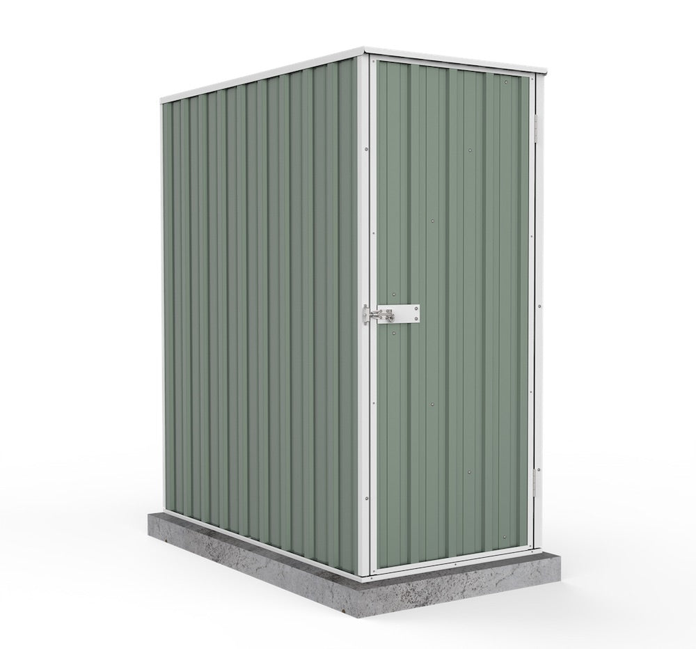 Absco 0.78mW x 1.52mD x 1.80mH Ezi Storage Garden Shed - Pale Eucalypt