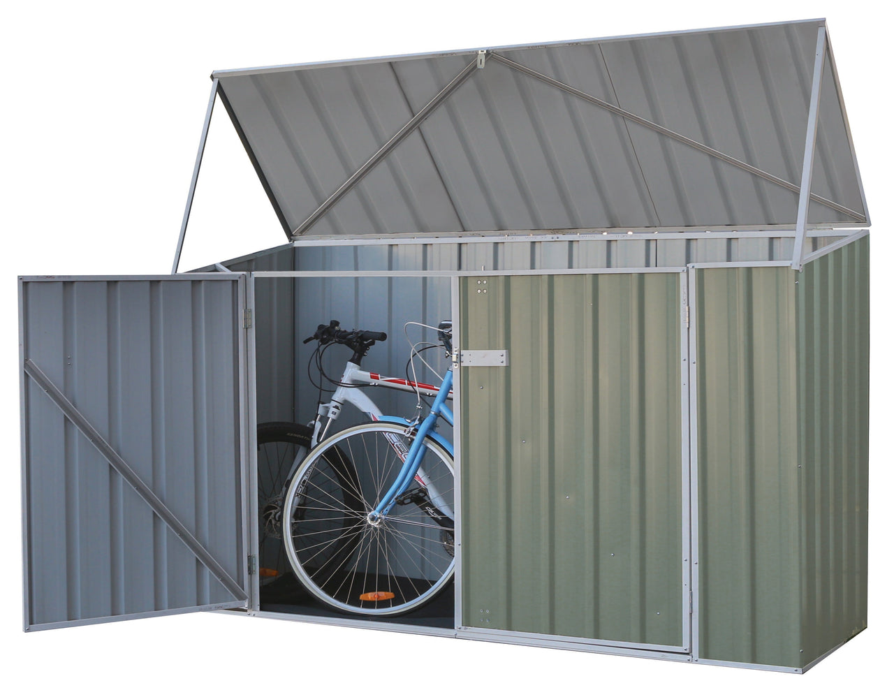 Absco Bike Shed 2.26x.78 | Pale Eucalypt - Shed City