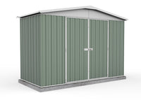 Thumbnail for Absco 3.00mW x 1.44mD x 2.06mH Regent Double Door Garden Shed - Pale Eucalypt