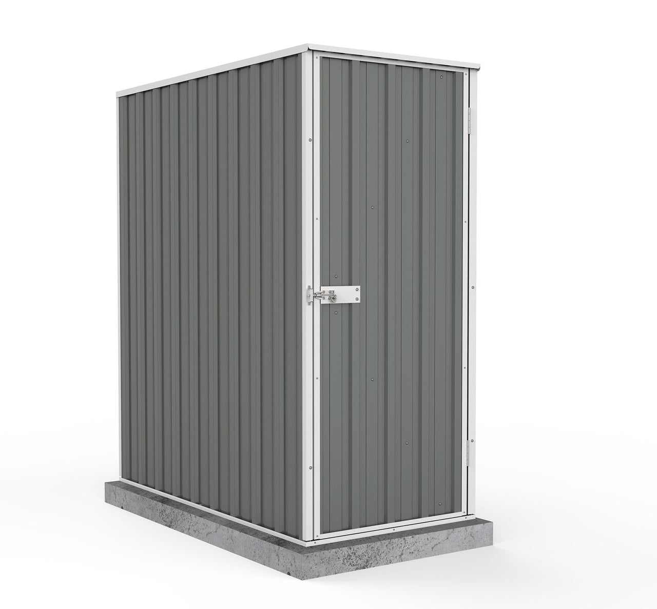 Absco 0.78mW x 1.52mD x 1.80mH Ezi Storage Garden Shed - Woodland Grey