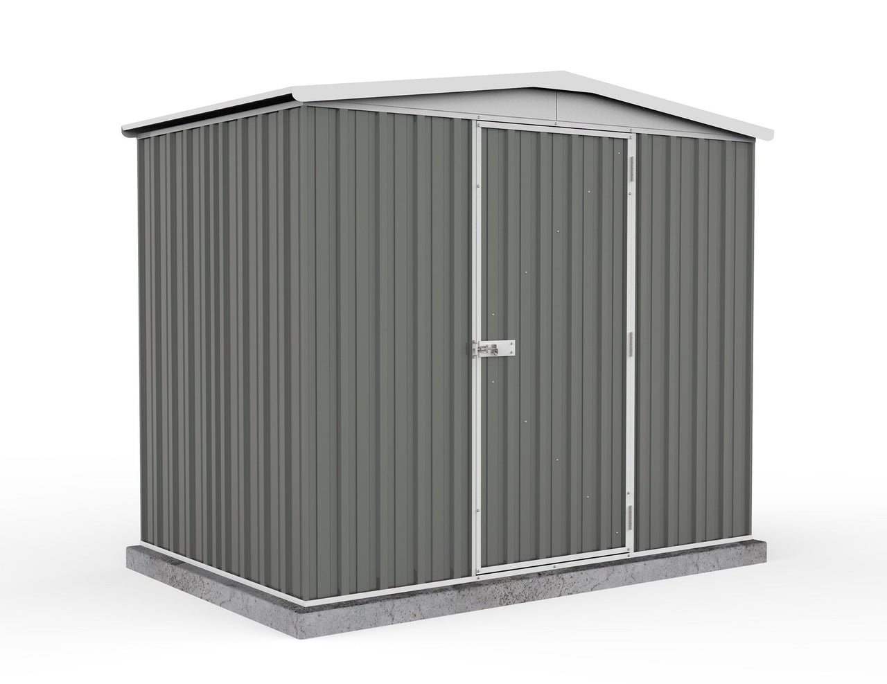 Absco 2.26mW x 1.44mD x 2.00mH Regent Single Door Garden Shed - Woodland Grey