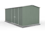 Absco 4.48mW x 3.00mD x 2.06mH Double Door Workshop Shed - Pale Eucalypt