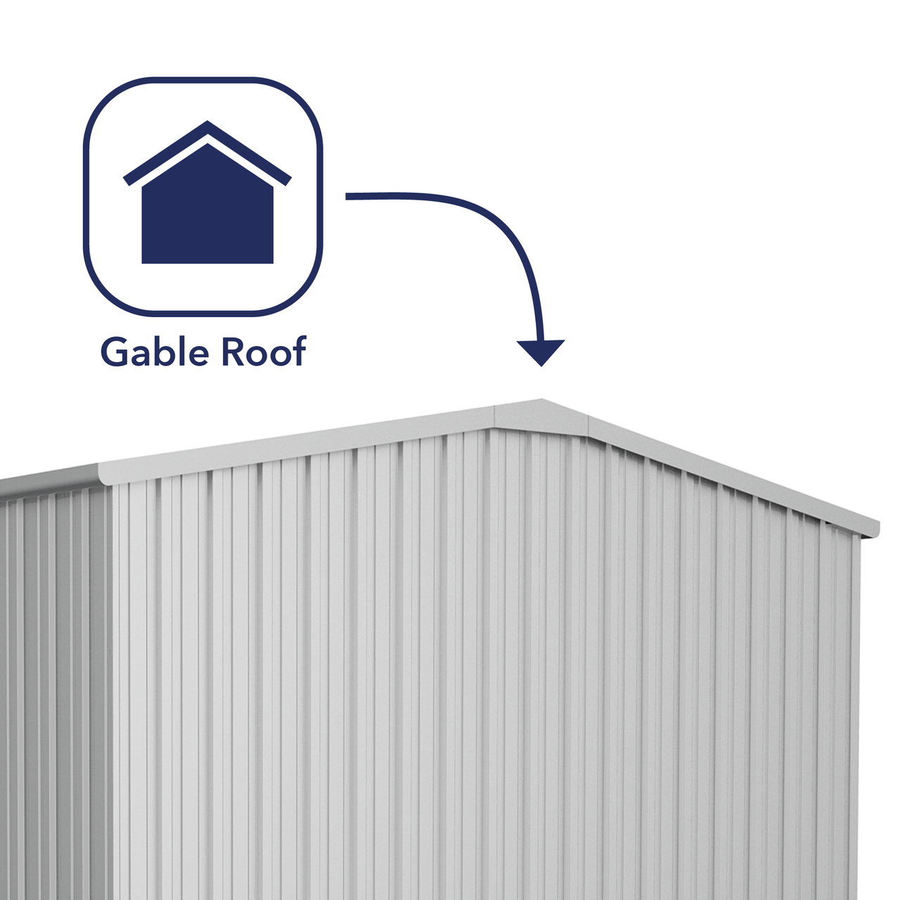 Absco 5.96mW x 3.00mD x 2.06mH Three Door Workshop Shed - Zincalume - Shed City