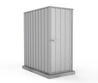 Thumbnail for Absco 0.78mW x 1.52mD x 1.80mH Ezi Storage Garden Shed - Zincalume