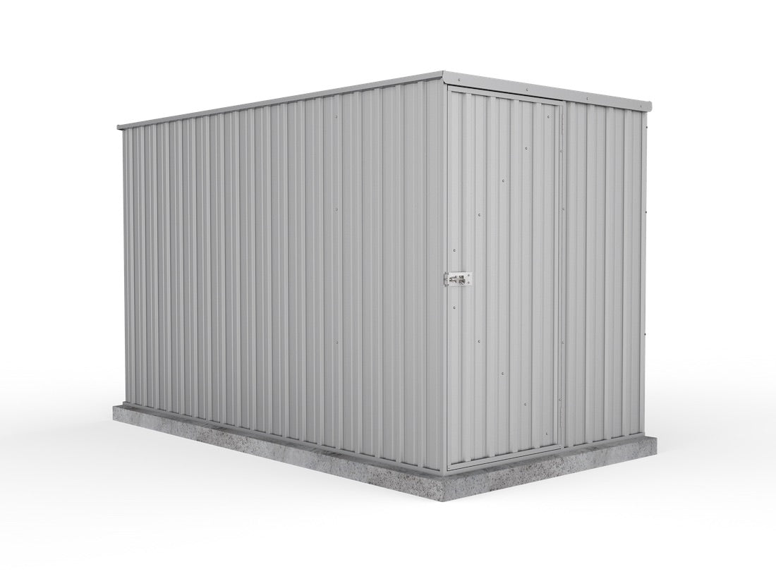 Absco 1.52mW x 3.00mD x 1.80mH Basic Garden Shed - Zincalume