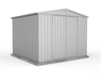 Thumbnail for Absco 3.00mW x 2.92mD x 2.30mH Double Door Highlander Garden Shed - Zincalume