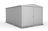 Thumbnail for Absco 3.00mW x 4.48mD x 2.30mH Double Door Highlander Garden Shed - Zincalume