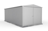 Thumbnail for Absco 3.00mW x 5.96mD x 2.30mH Double Door Highlander Garden Shed - Zincalume