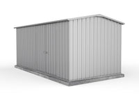 Thumbnail for Absco 4.48mW x 2.26mD x 2.00mH Double Door Workshop Shed - Zincalume