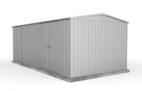 Thumbnail for Absco 5.96mW x 3.00mD x 2.30mH Three Door Highlander Garden Shed - Zincalume