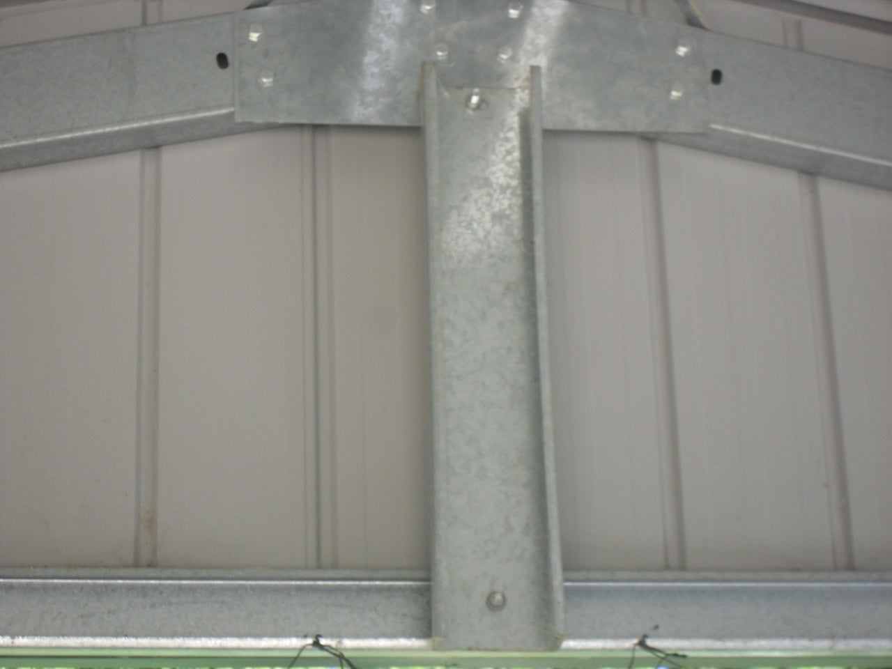 Gable Carport Front inside